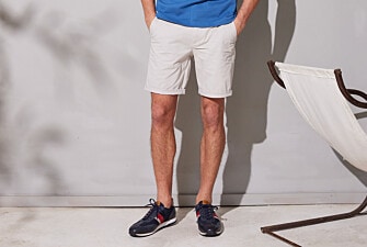 Greige Chino Shorts - BARRY