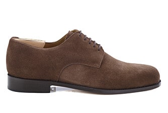 Havana suede Derby Shoes - Leather outsole - DOVER