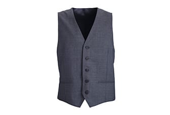 Men's Middle Grey Suit Waistcoat - LAZARE
