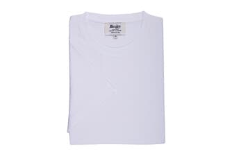 White organic cotton plain t-shirt - EDGAR III