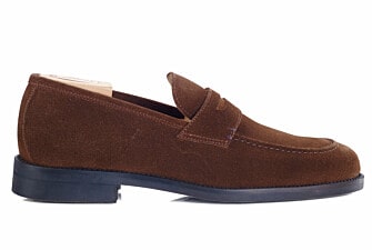 Havana Suede penny loafers - WEMIC GOMME CITY