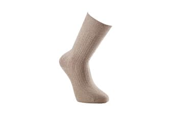 Men's Middle Khaki cotton linen socks