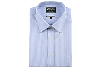 Shirt with thin blue stripes - Chest pocket - AUGUSTIN