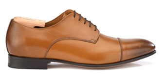 Patina Gold Derby Shoes - Leather outsole - DURRINGTON