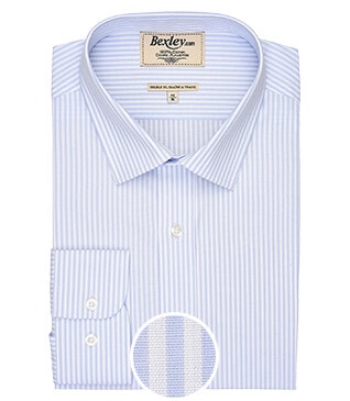 Light Blue and White striped shirt - MELCHIOR