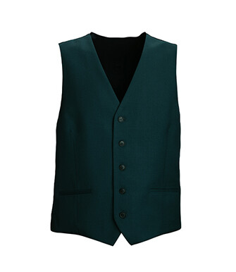 Men's Bottle Green Suit Waistcoat - LAZARE