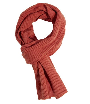 Amber red Lambswool Scarf