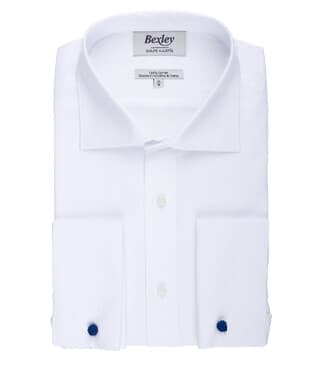White Oxford Cotton shirt - Italian collar - OTELLO