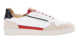 red White & Green Men's Trainers - KOLORA