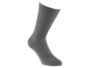 Men's Grey Cotton Dress Socks