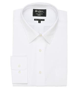 White Cotton shirt - Chest pocket - ALBERT