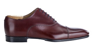 Burgundy Oxford shoes - Leather outsole - STRESA
