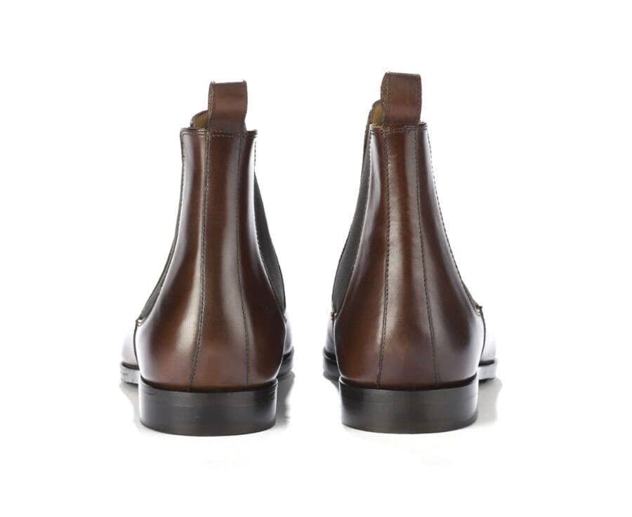 Chocolate Leather Chelsea Boots Bergame Patin | Bexley