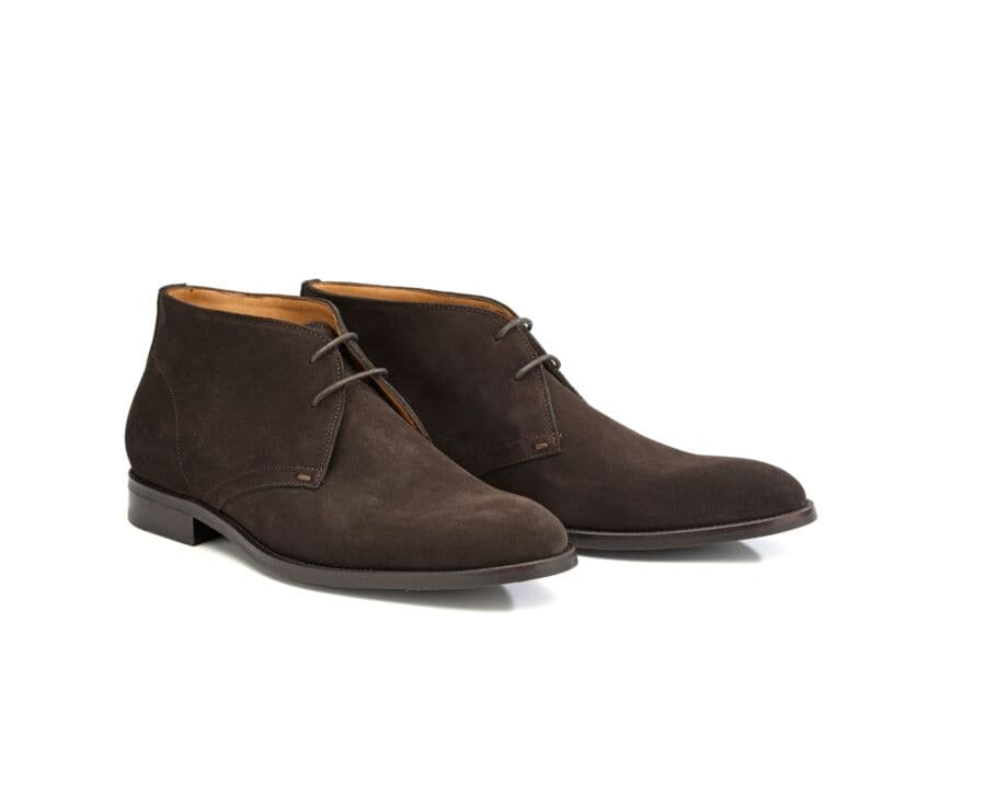 Chocolate Suede Chukka Boots - WORMINGTON GOMME