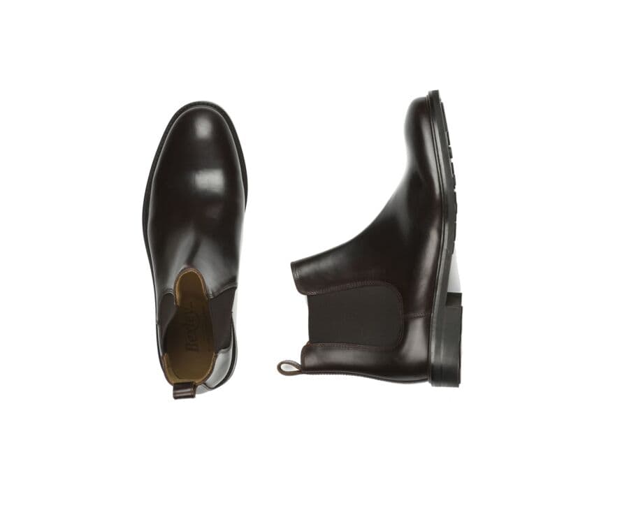 Chocolate Chelsea Boots - FANGLER GOMME CITY