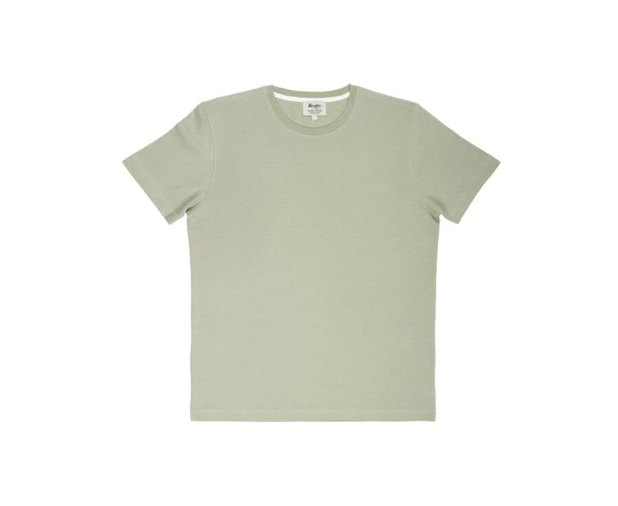 Lime Green organic cotton plain t-shirt - EDGAR III