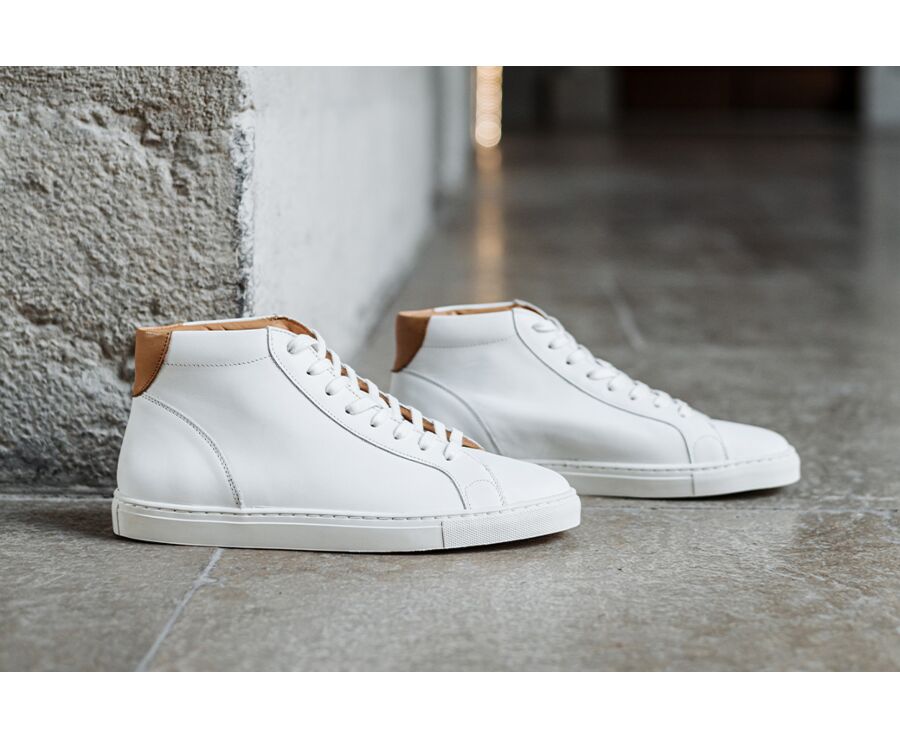White high top Trainers - THORNLEA