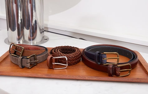 Size guide for belts