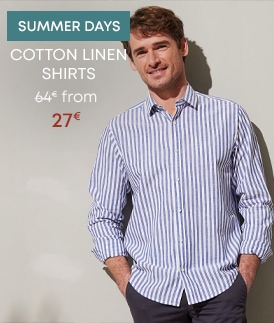 Men's cotton linen shirts discount