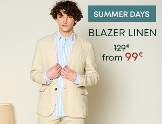 Men's linen blazer summer days