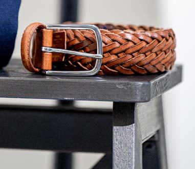 Gift leather belt
