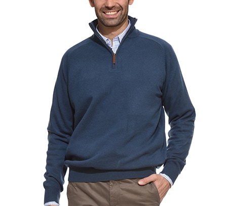 Pullover for men 100% lambswool