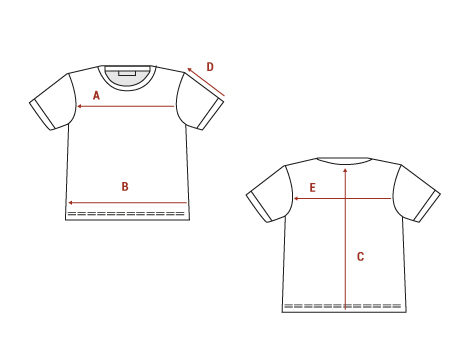 Size Guide for Shirts Bexley